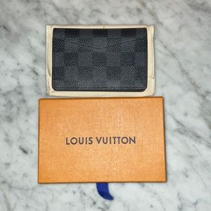 Louis Vuitton Damier pocket organizer.